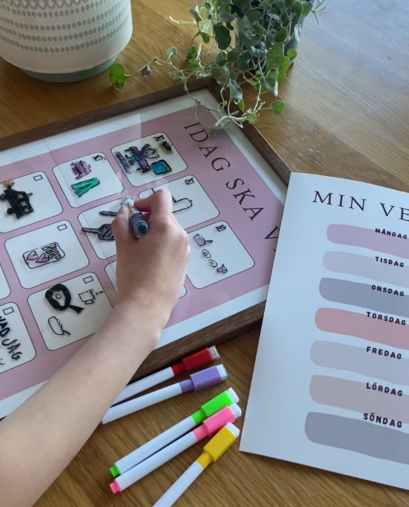 Vardagsstruktur-kit för barn