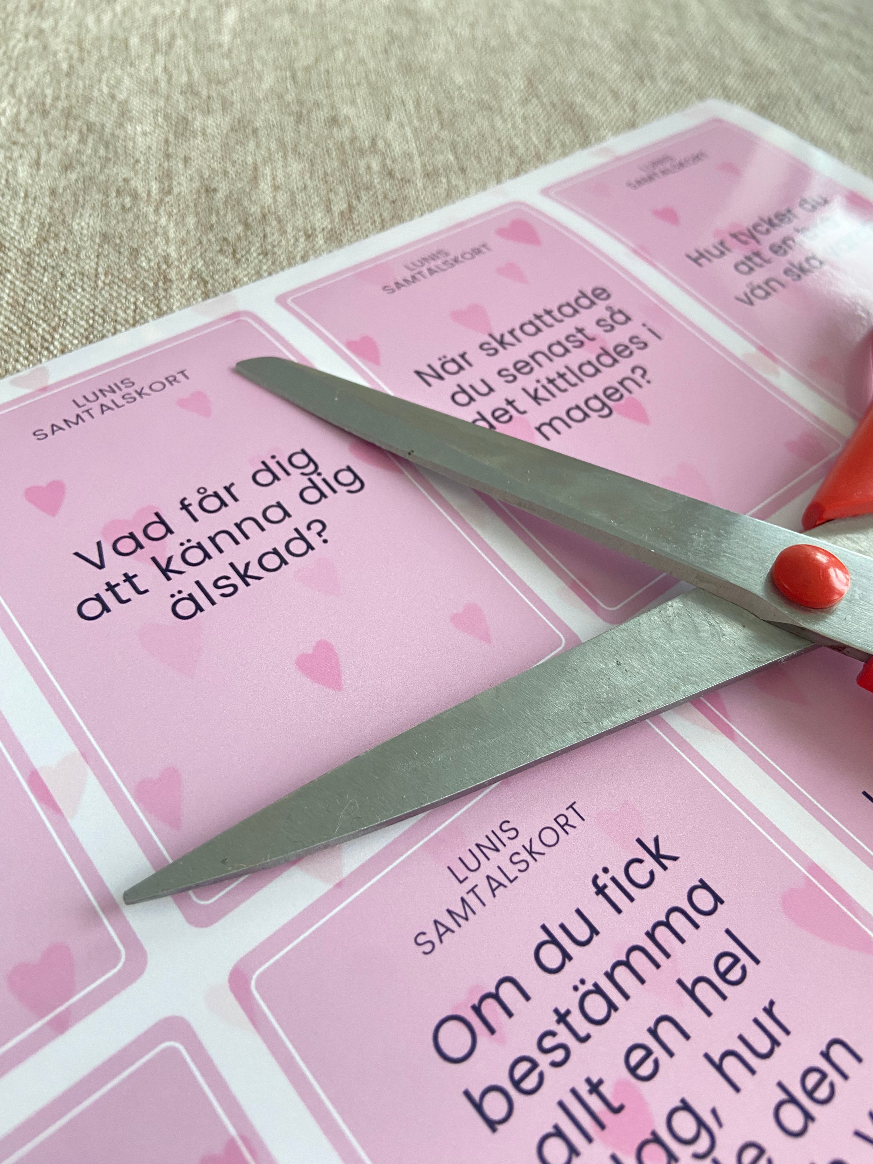 Digitalt Personligt hjärtebrev & Samtalskort | Alla hjärtans dag