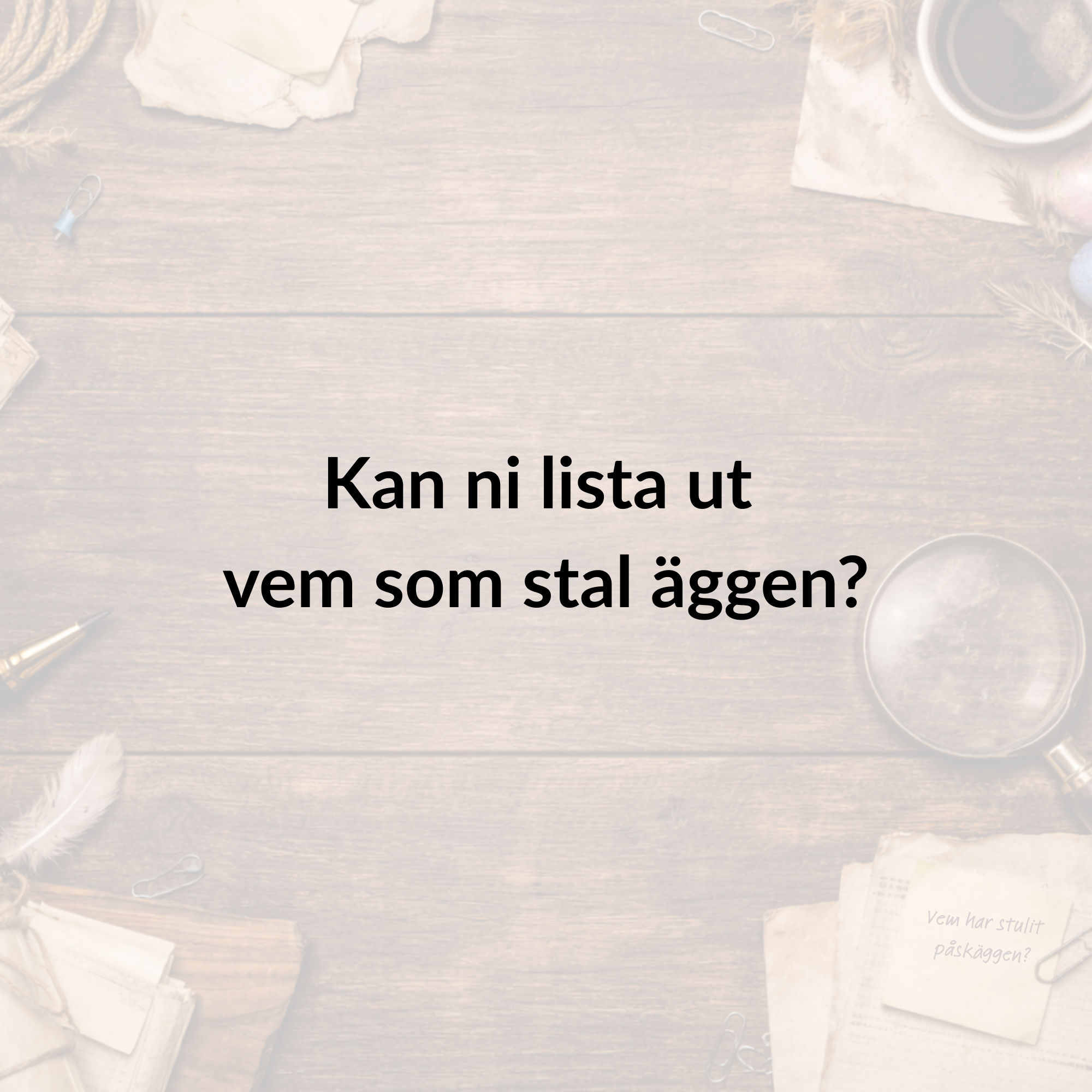 Påskmysteriet - de stulna äggen | 2026